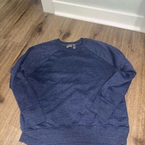 Zella from Nordstrom Women's Navy Crewneck Sweater